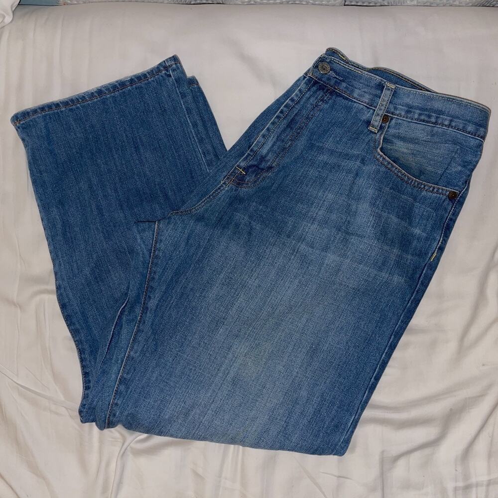 RARE Lucky Brand 168 McGuire Straight Leg Jeans Men’s 38x29 Medium Wash Denim
